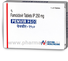 Penvir (Famciclovir 250mg) 6 Tablets/Strip