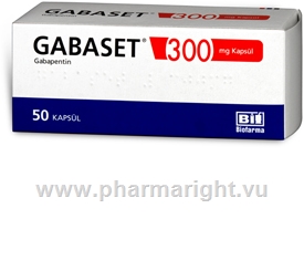 Gabaset (Gabapentin 300mg) 50 Capsules/Pack (Turkish)