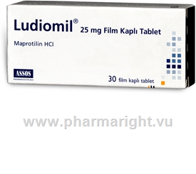 Ludiomil (Maprotiline 25mg) 30 Tablets/Pack