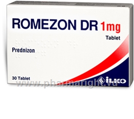 Romezon DR (Prednisone 1mg) 30 Tablets/Pack (Turkish)