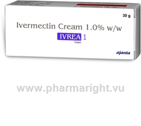 Ivrea 1 (Ivermectin 1%) Cream 30g Tube