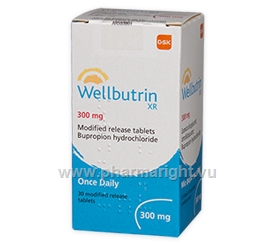 Wellbutrin XR (Bupropion 300mg) 30 Tablets/Pack