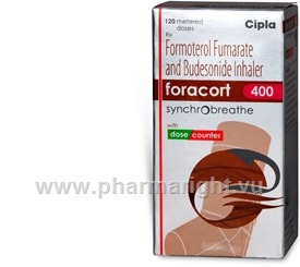 Foracort 400 Synchrobreathe (Budesonide & Formoterol 400mcg/6mcg) Inhaler