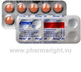 Mirtaz (Mirtazapine 30mg) 10 Tablets/Strip