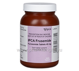 IPCA Frusemide (Furosemide 40mg) 1000 Tablets/Pack