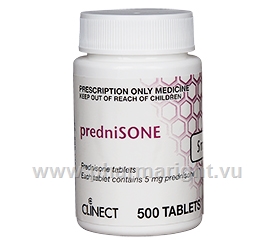 Prednisone Clinect (Prednisone 5mg) 500 Tablets/Pack