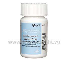 IPCA Propranolol 40mg 100 Tablets/Pack