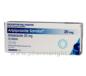 Aripiprazole 20mg 30 Tablets/Pack