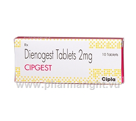 Cipgest (Dienogest 2mg) 10 Tablets/Pack