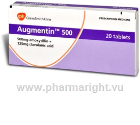 Augmentin 500mg 20 Tablets/Pack