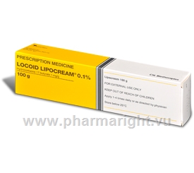 Locoid Lipocream 0.1% 100g/Tube