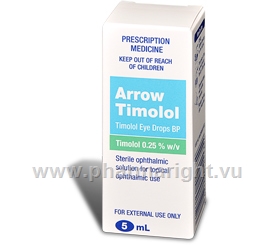 Arrow-Timolol 0.25% 5ml/Pack