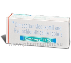 Olmezest H 20 20/12.5mg 100 Tablets/Pack