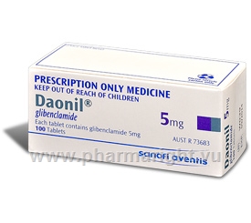 Daonil 5mg (Glibenclamide 5mg) 100 Tablets/Pack