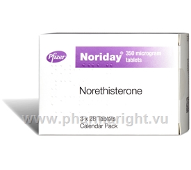 Noriday (Norethisterone 350mcg) 3 x 28 Tablets/Pack